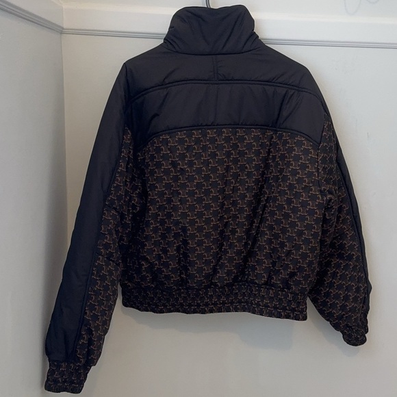 Celine Black & Brown Triomphe Puffer Jacket - Picture 2 of 14